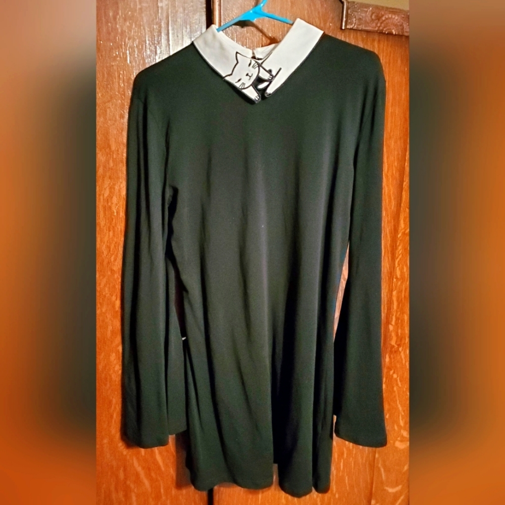 Jawbreaker Salem Collar Black Dress